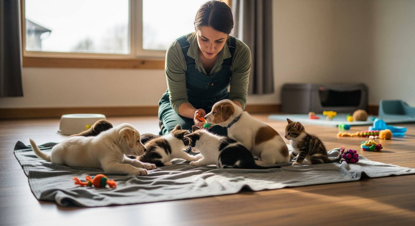 The Importance of Early Socialization for Young Animals