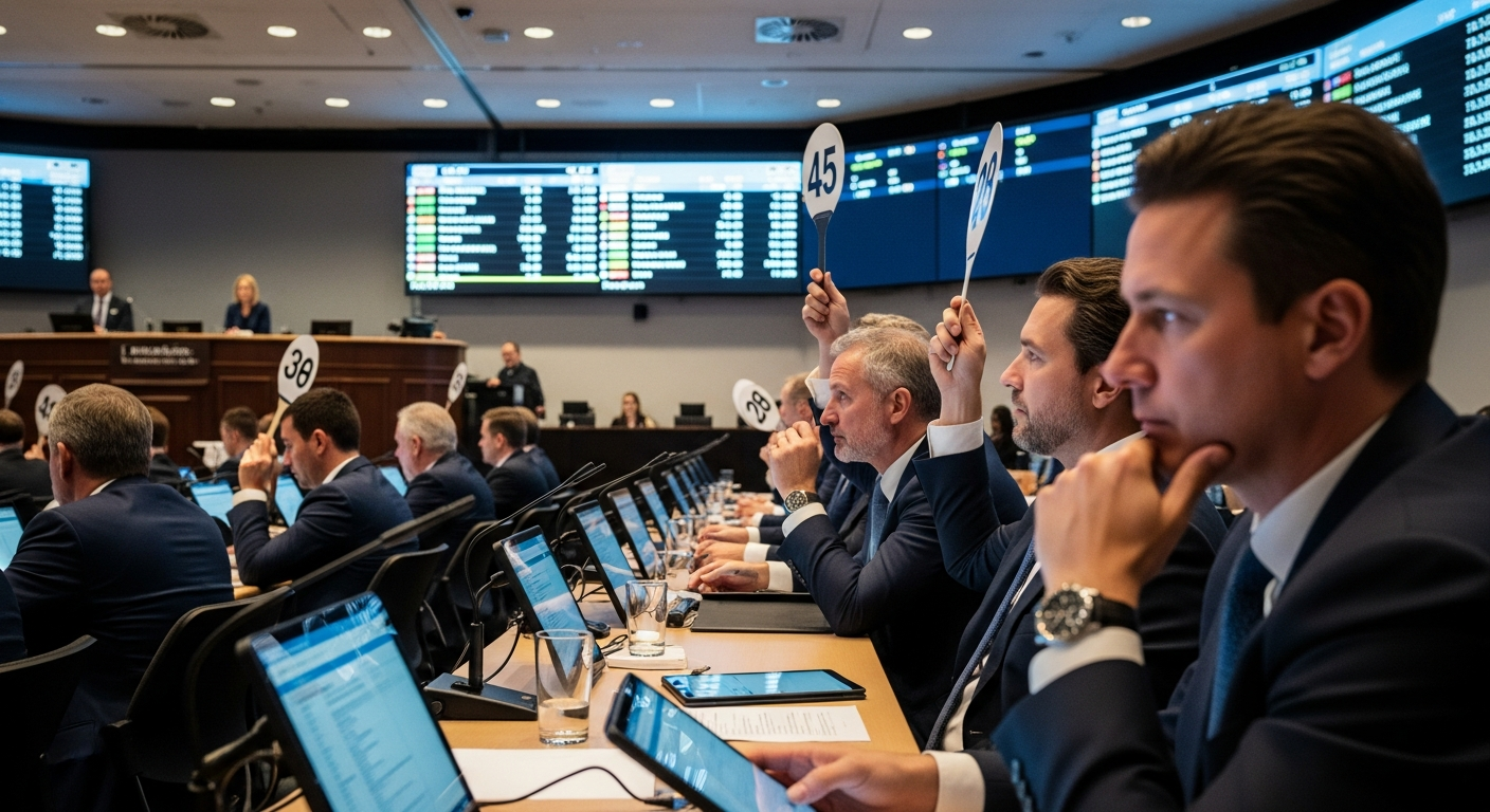 El proceso de adjudicación en mercados globales