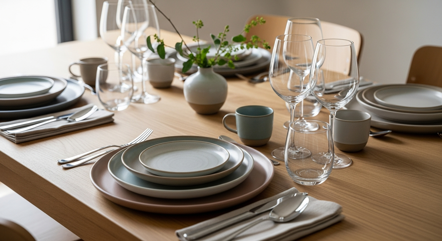 Comment harmoniser vos assiettes et verres