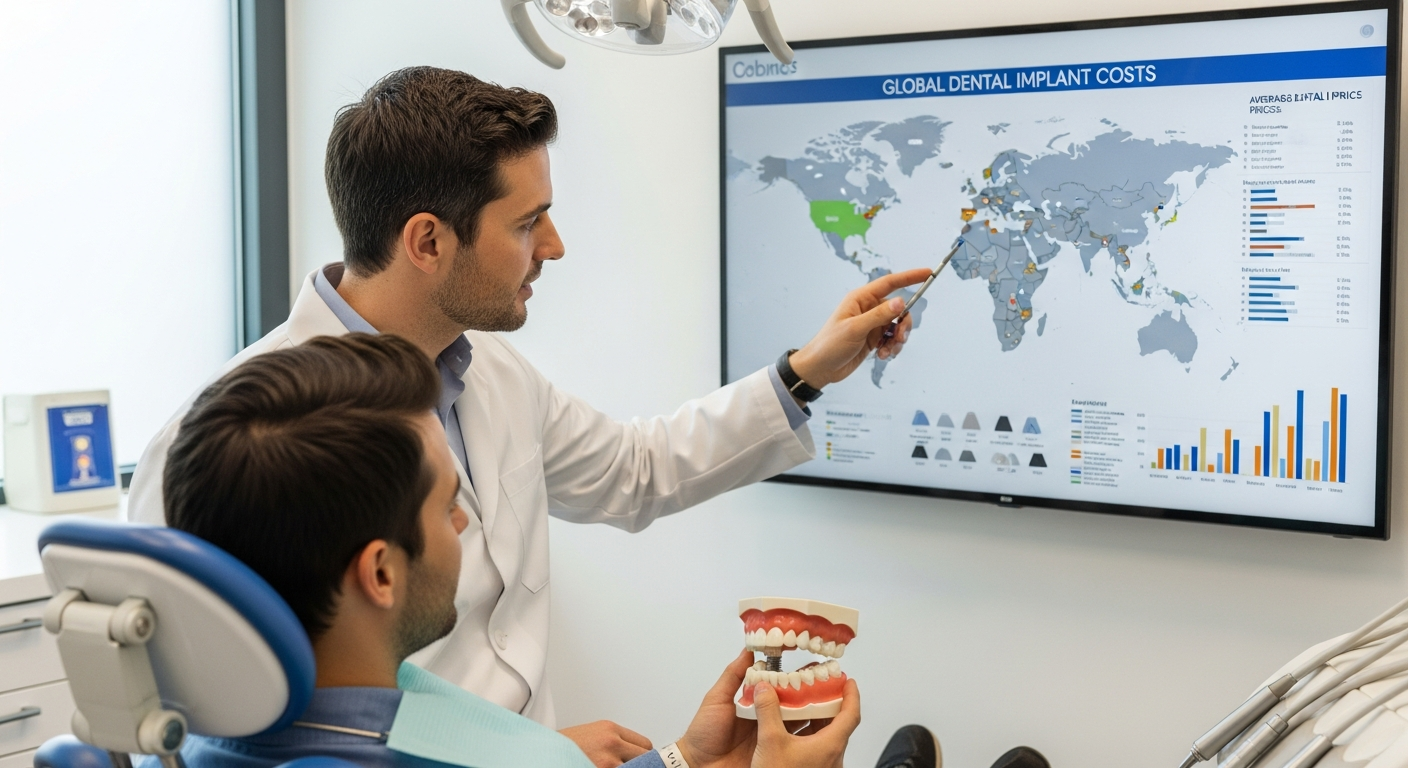 การเปรียบเทียบราคาปลูกรากฟันเทียมทั่วโลก