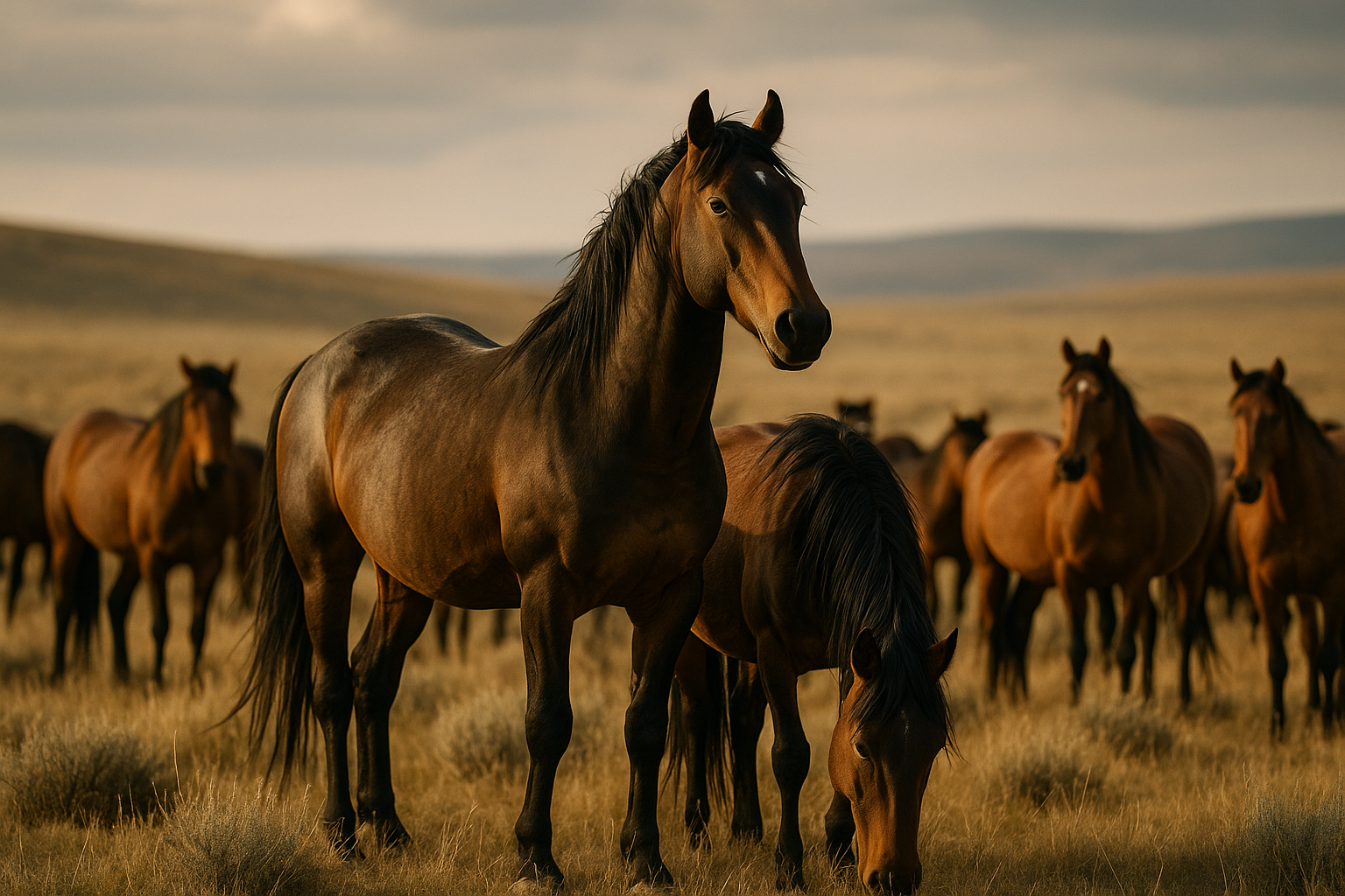 Understanding the Intricate Social Structures of Wild Horses