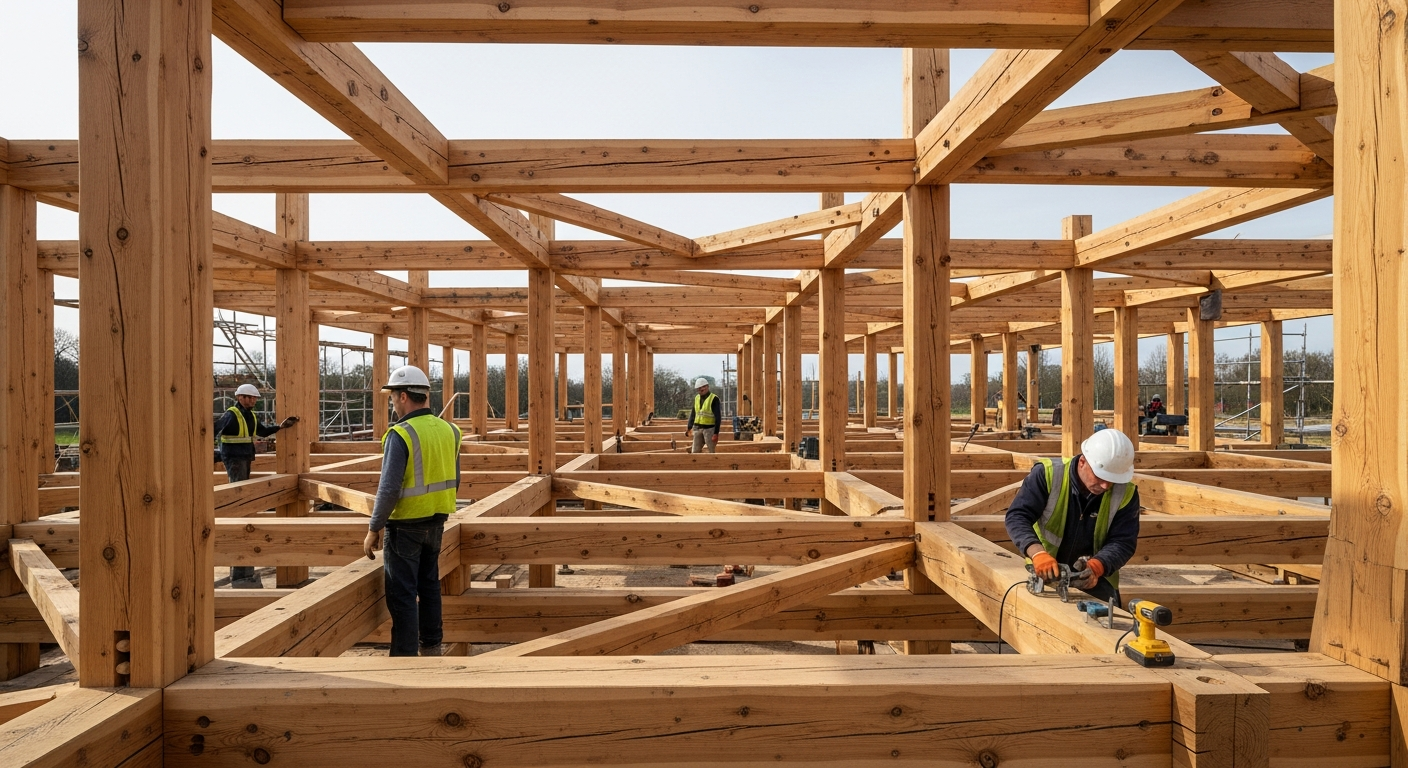 Natürliche Materialien für tragende Strukturen