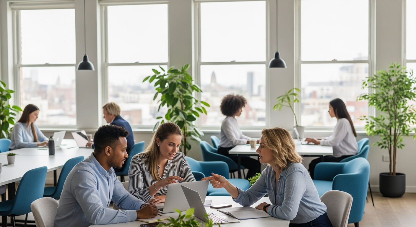 Benefici degli ambienti di lavoro condivisi