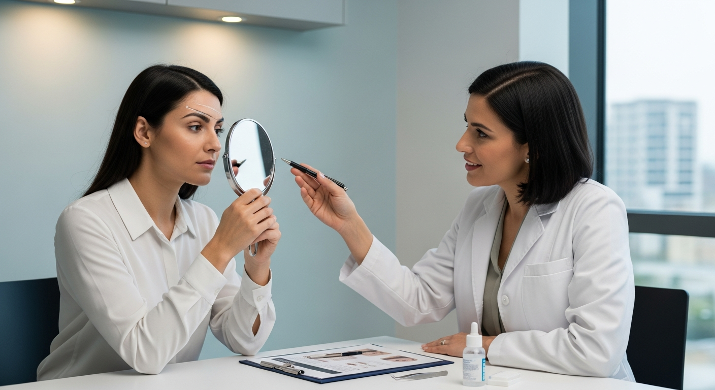 أخطاء شائعة قبل زراعة شعر الحواجب وكيف تتجنبها