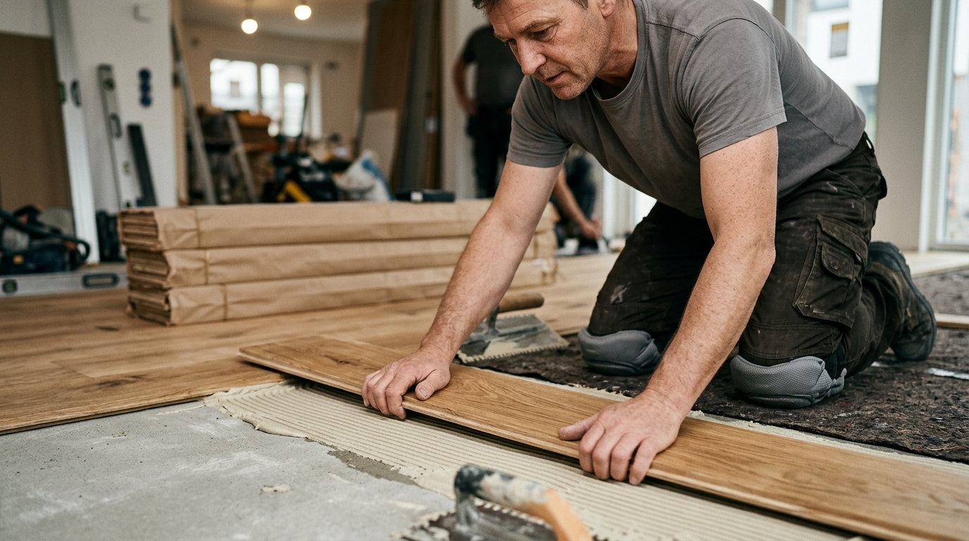 Sika AcouBond: Cutting Impact Noise by Up to 20 dB Under Engineered Oak Boards