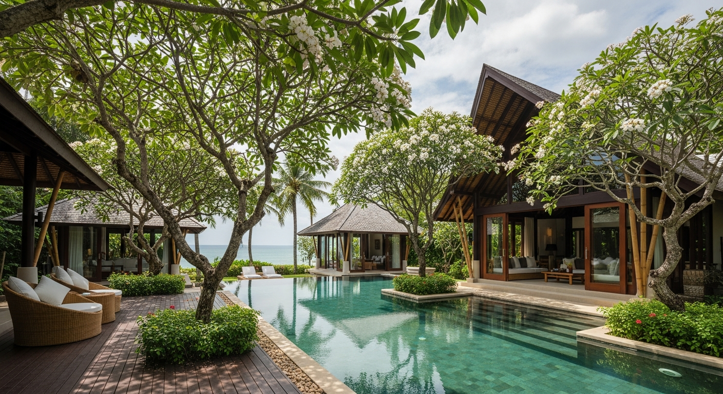 Designul proprietăților de vacanță din Asia de Sud-Est
