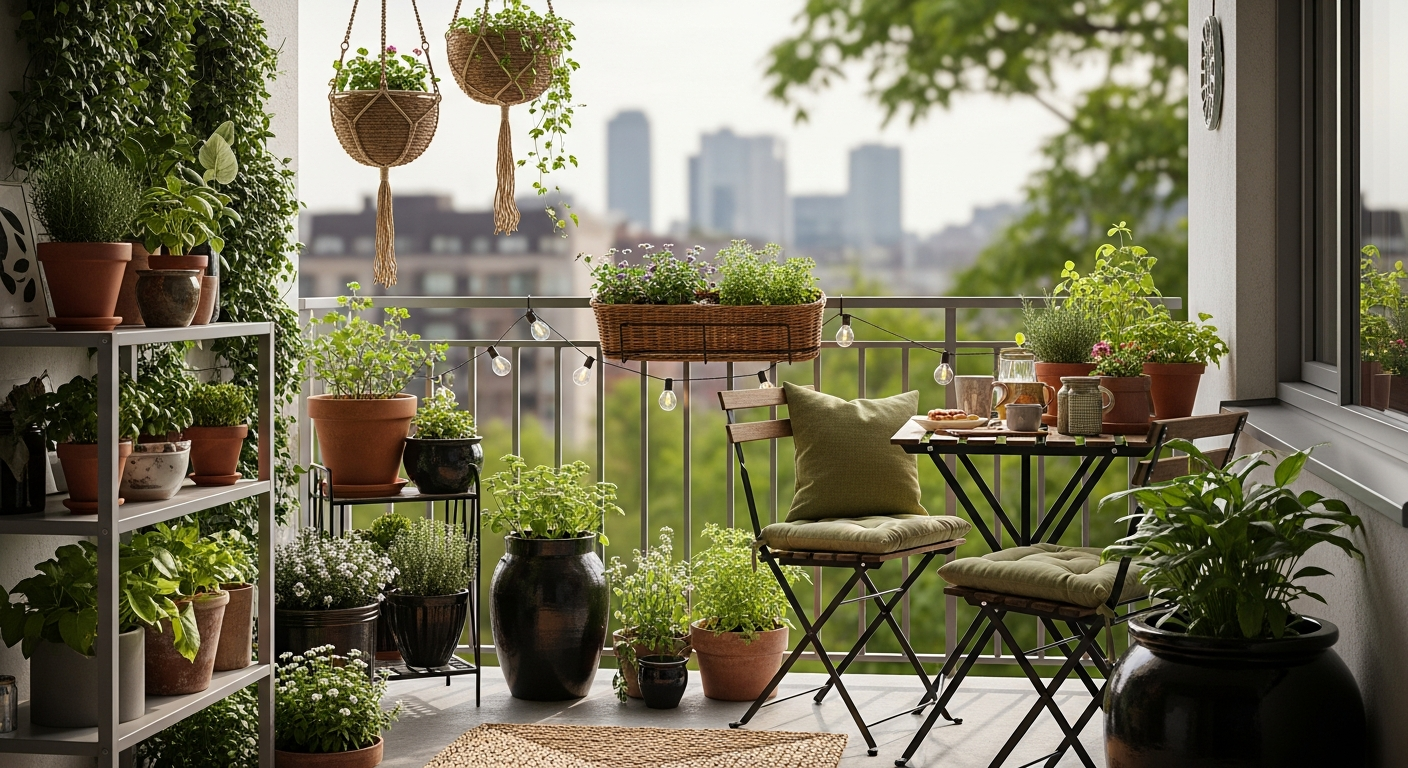 Transforming Small Balconies into Green Urban Retreats