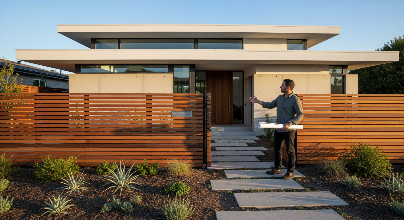 การเลือกโครงสร้างรั้วให้เข้ากับสถาปัตยกรรมที่อยู่อาศัย