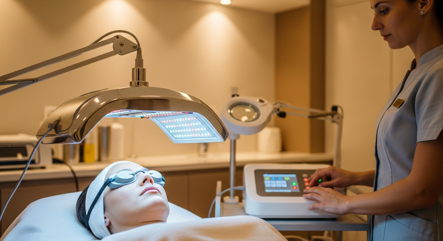 Verjüngung der Haut mit modernen Lichtanwendungen