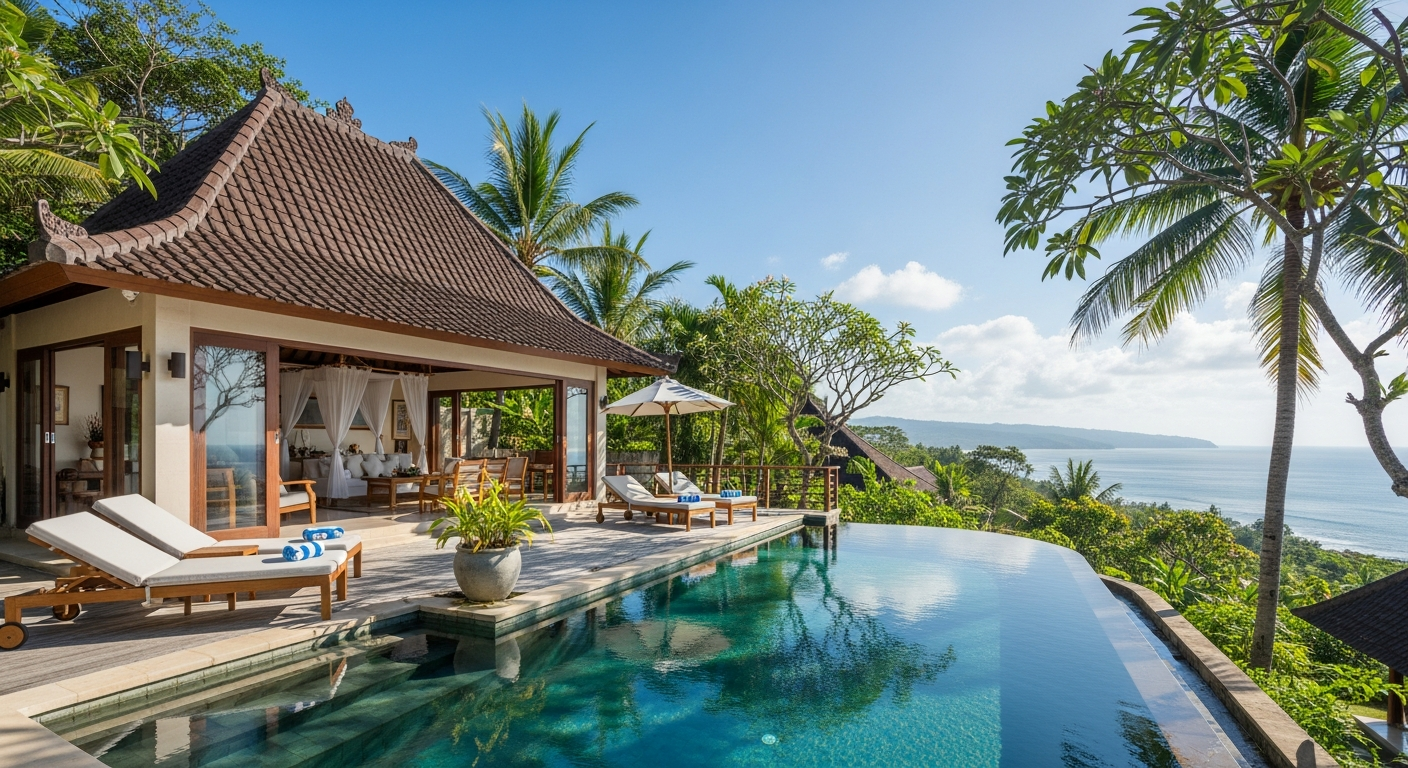 Tágas ingatlanok pihenéshez Bali szigetén
