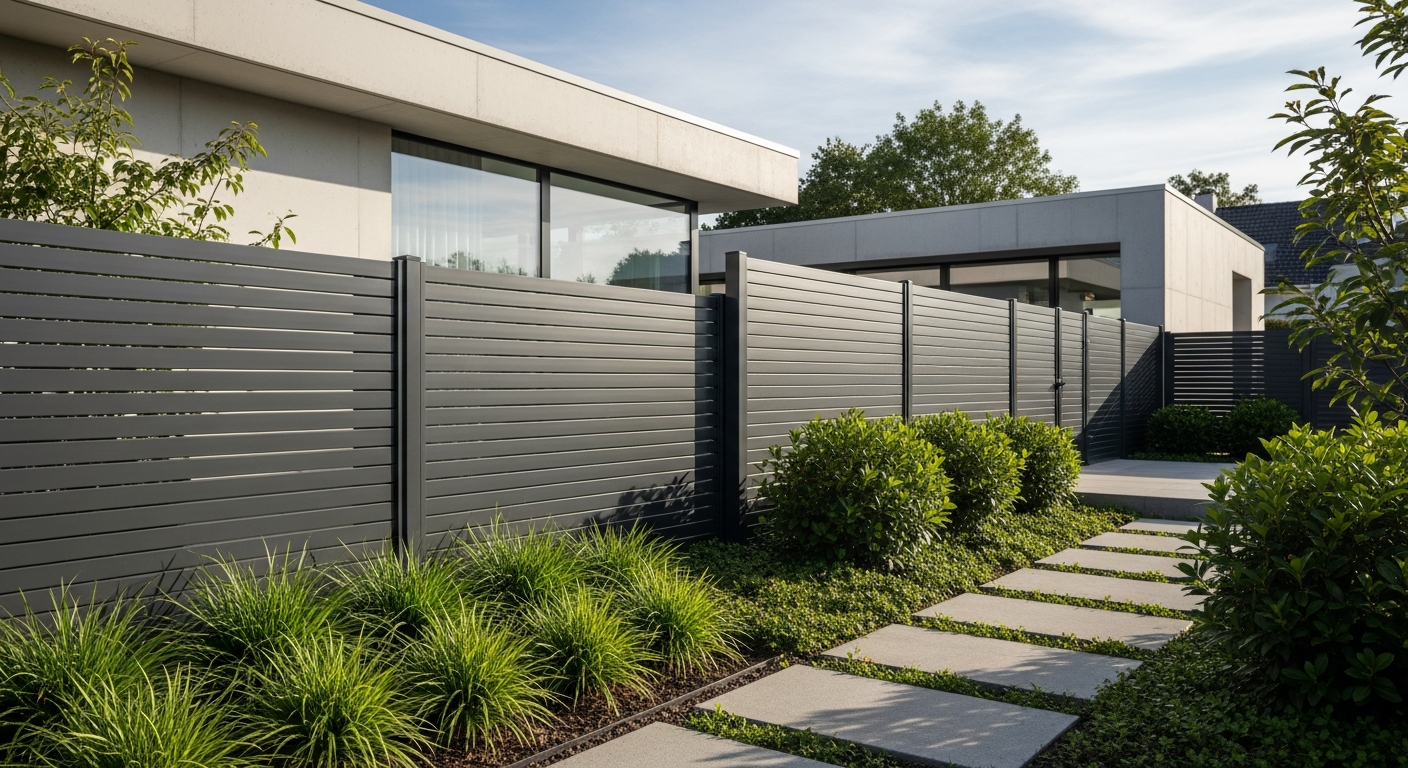 การออกแบบรั้วสำเร็จรูปที่เข้ากับสไตล์โมเดิร์น