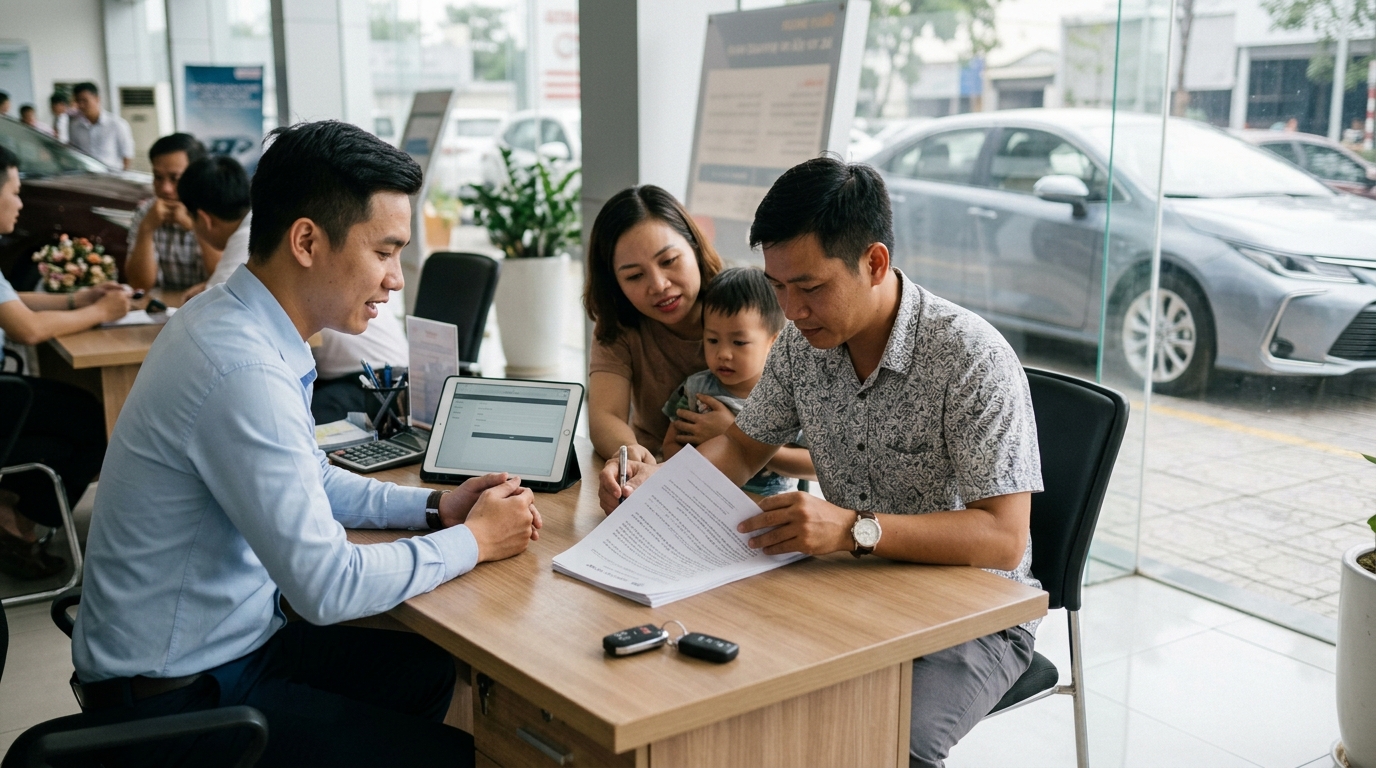Mua xe không cần trả trước: Điều kiện và quy trình