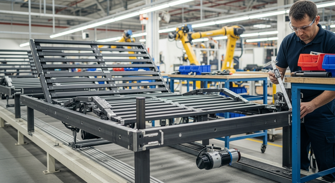 ผลกระทบของโครงสร้างเฟรมเหล็กที่มีต่อราคาเตียงปรับระดับ