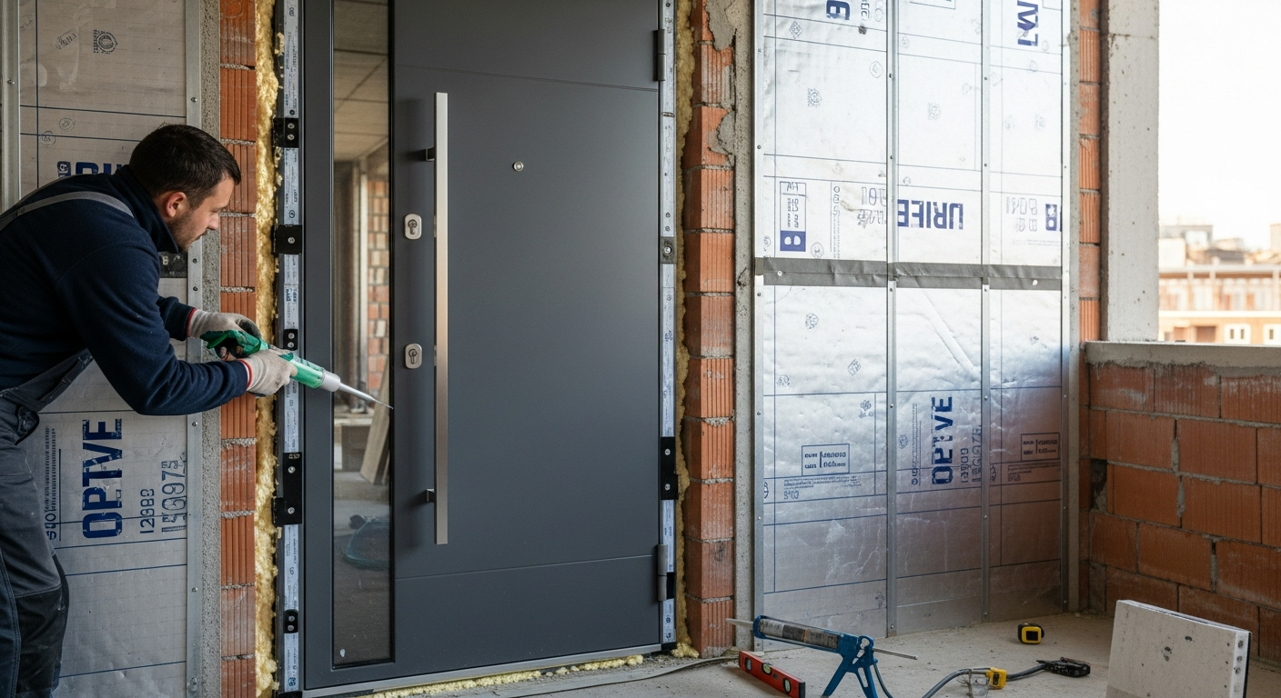 Θερμομόνωση και ασφάλεια με πόρτες αλουμινίου