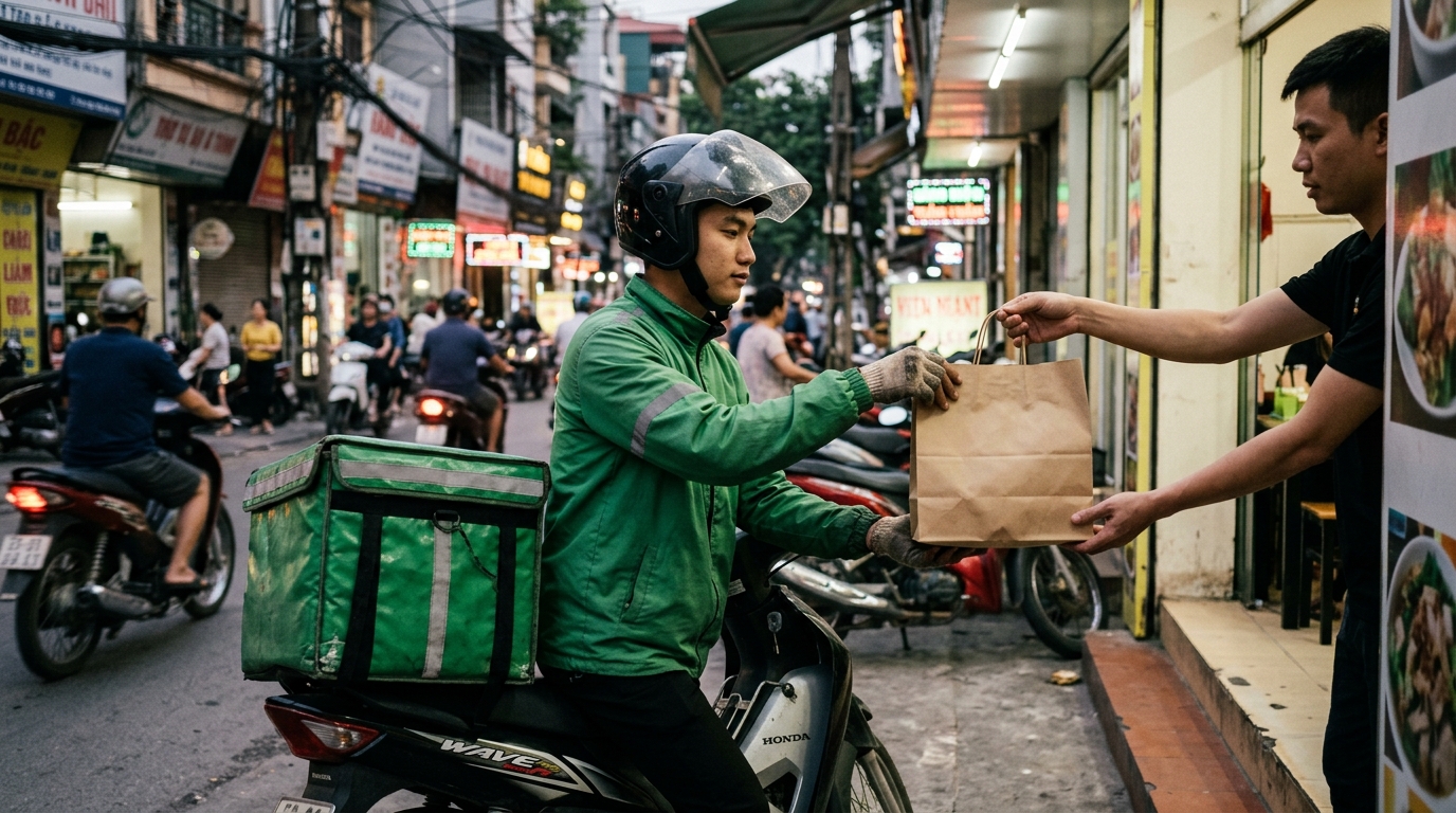 Cách bữa ăn yêu thích đến tay bạn trong vài phút