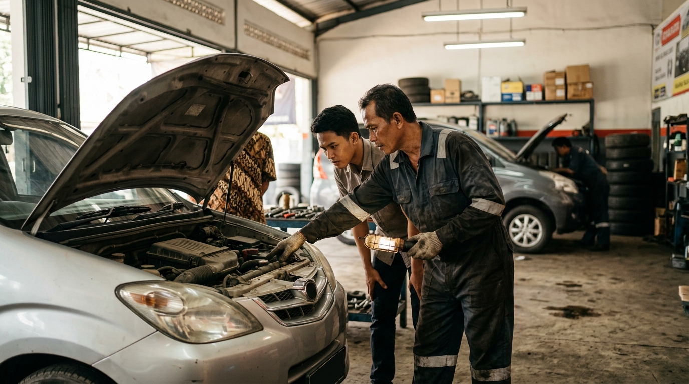 Memeriksa Kondisi Mesin Sebelum Membayar Mobil