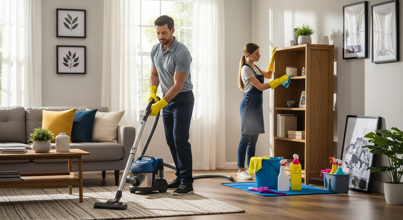 การรักษาความสะอาดบ้านอย่างต่อเนื่องทุกเดือน