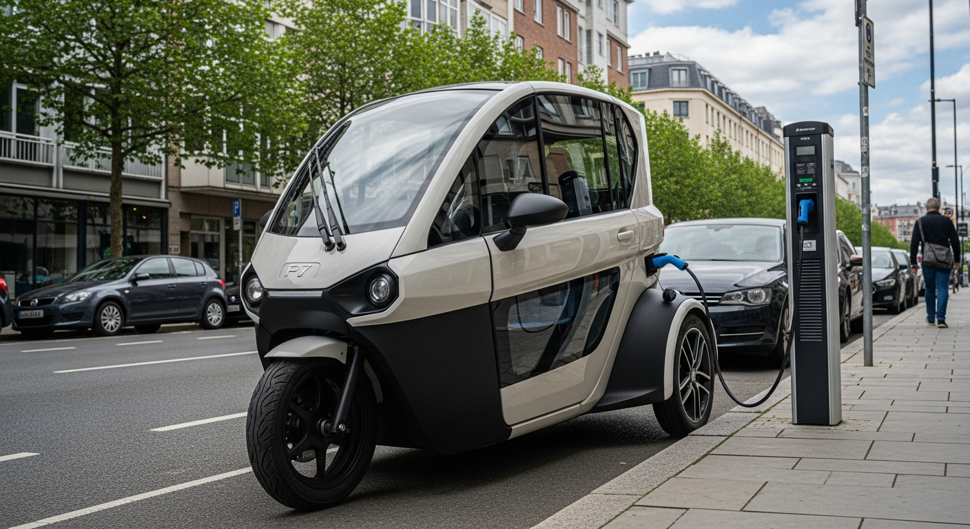 Vehicule cu trei roți și cabină pentru deplasări zilnice