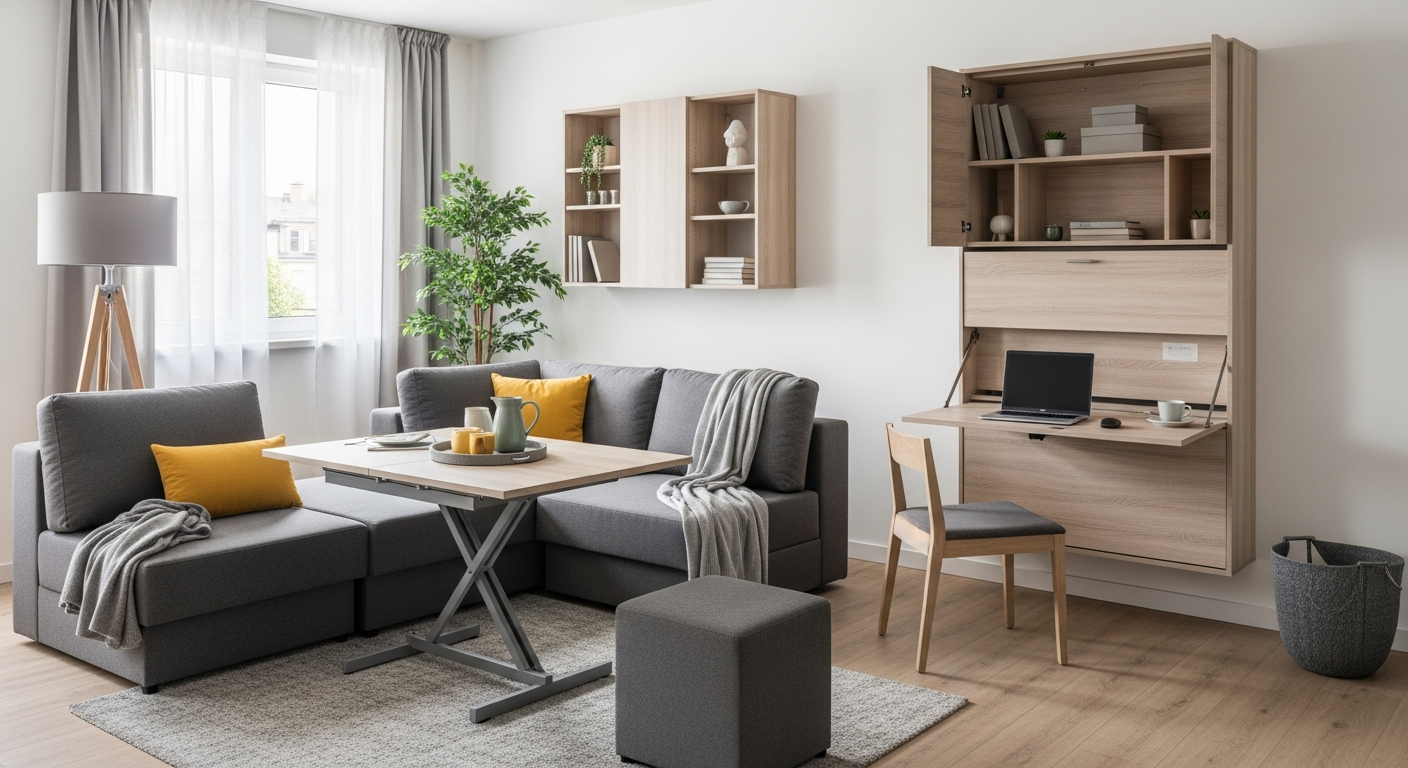 Solutions d'ameublement compactes pour votre intérieur