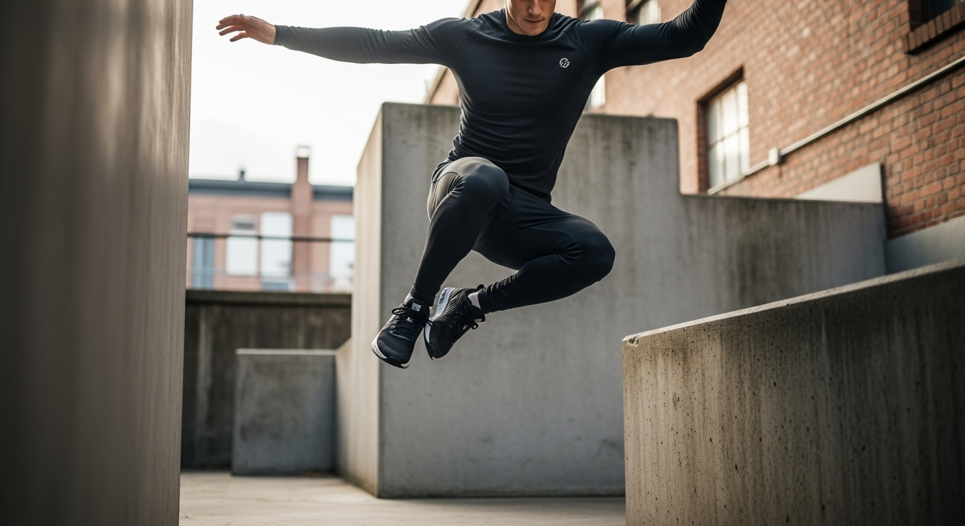 Liberdade de movimento com vestuário específico