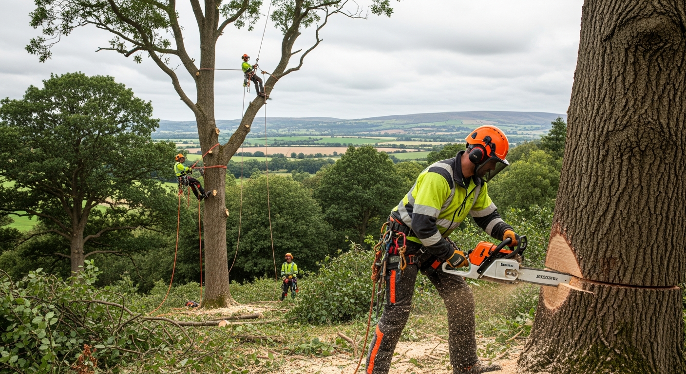 Sicurezza e precisione nella gestione arborea
