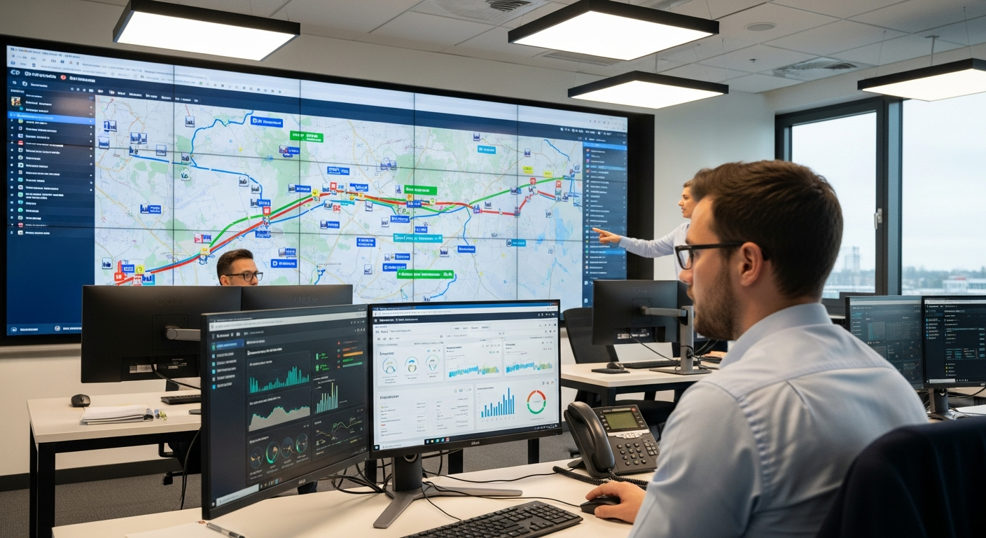Visibilidade total sobre sua frota