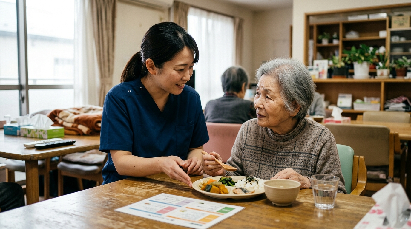 安心して続けられる高齢者の栄養ケアの進め方