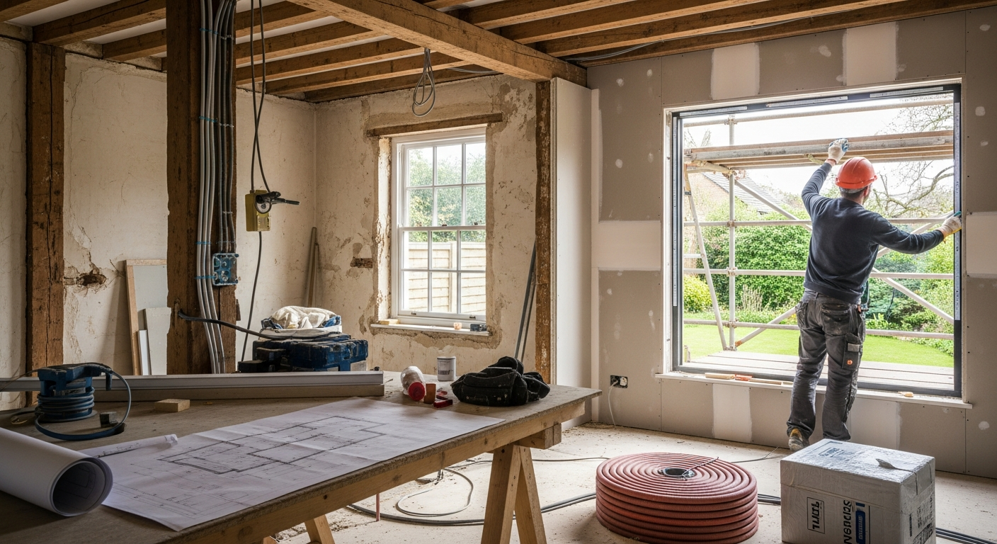 Transformação de casas tradicionais em moradias modernas