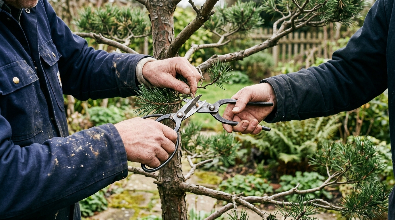 Cloud-Prune a Pinus Sylvestris into 5 Pads over 3 Seasons with Niwaki Okubo Shears