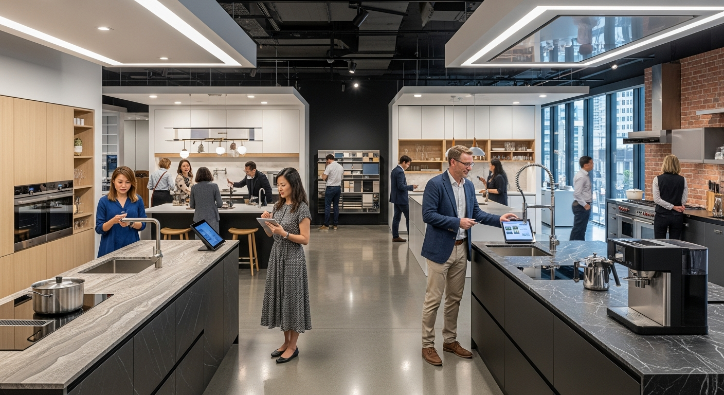 Διεθνείς προοπτικές στον σχεδιασμό μοντέρνας κουζίνας.