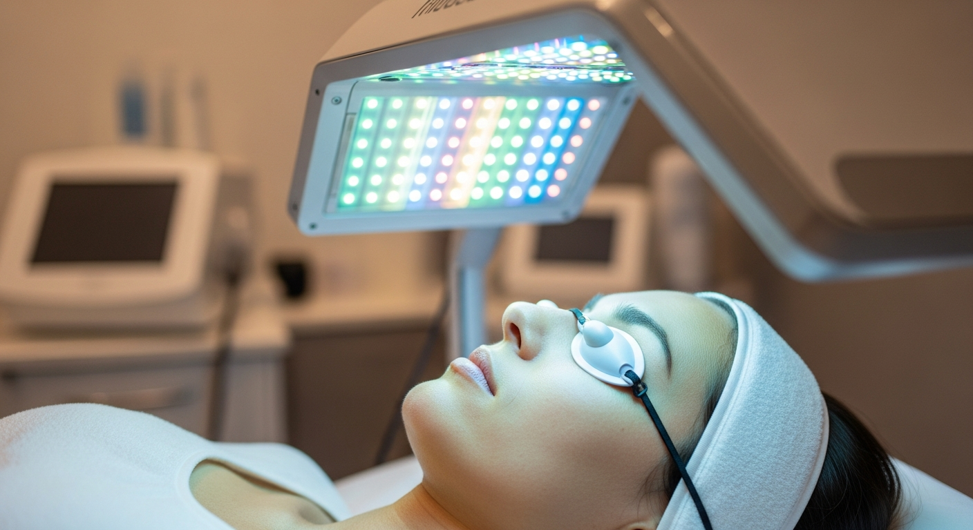 La technologie lumineuse au service du bien-être cutané.