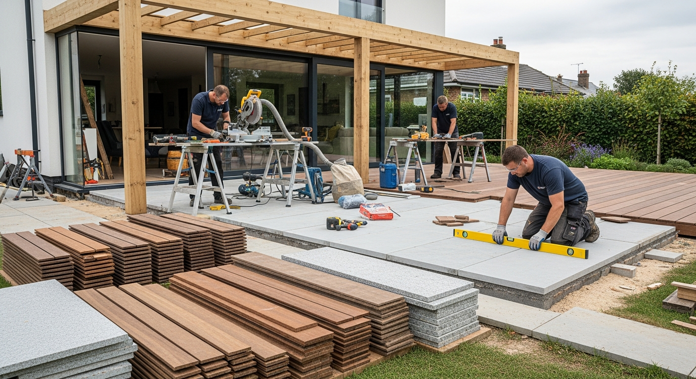 A terasz építés anyagai és árai világszerte