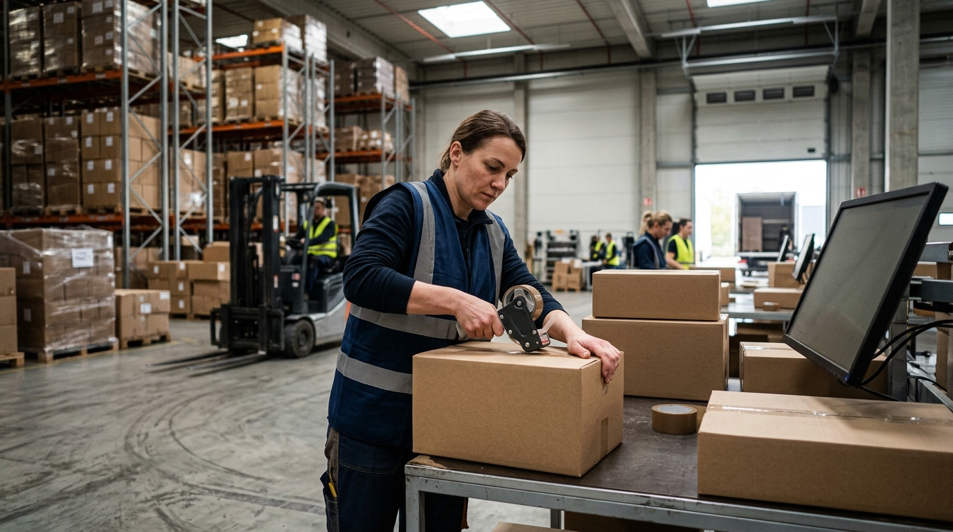 Logistikos centrai ir prekių pakuotojų paklausa