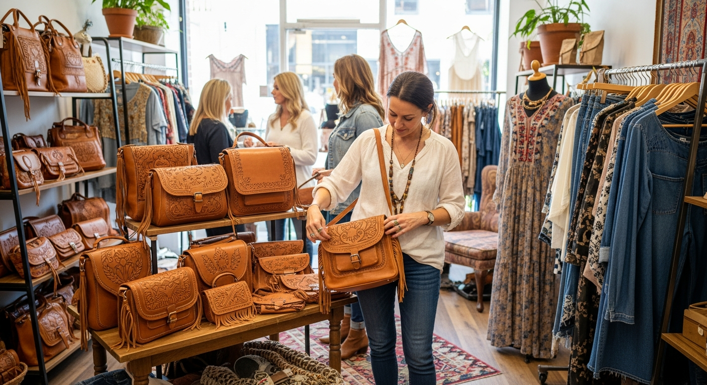 Explore Boho-Chic Styles and Handmade Handbags at Lindsey Denver Shop