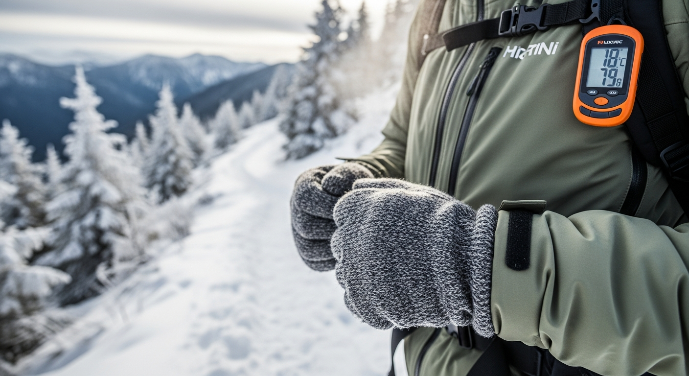 Udržení tělesného tepla během zimní turistiky