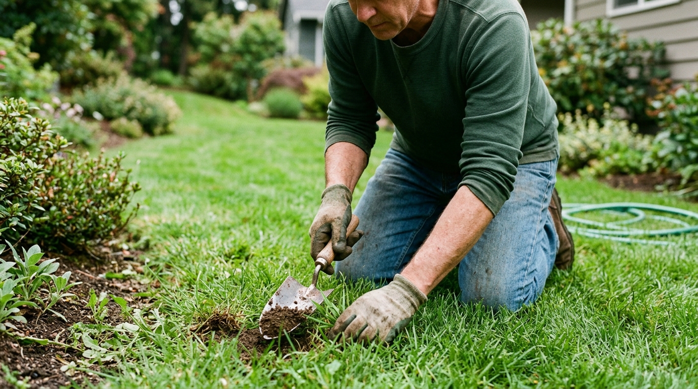 Chăm sóc thảm cỏ xanh tươi quanh năm