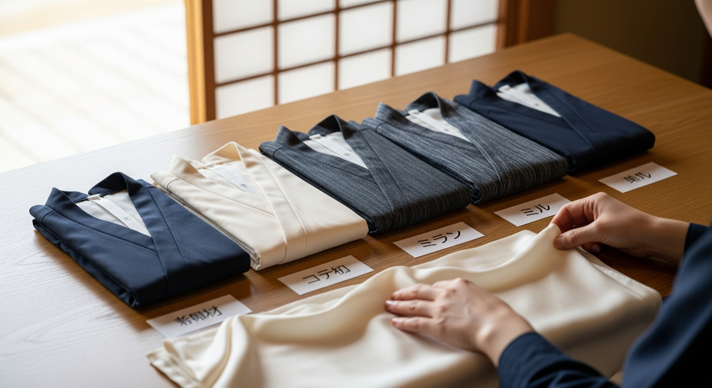 和装の基本となる肌襦袢の種類と素材に関する知識