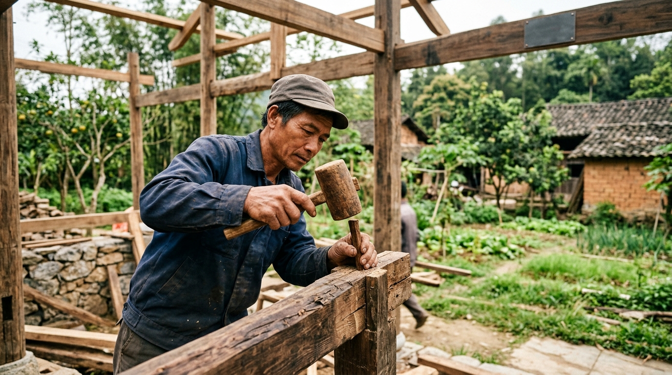 Khám phá vẻ đẹp kiến trúc đồng quê mộc mạc