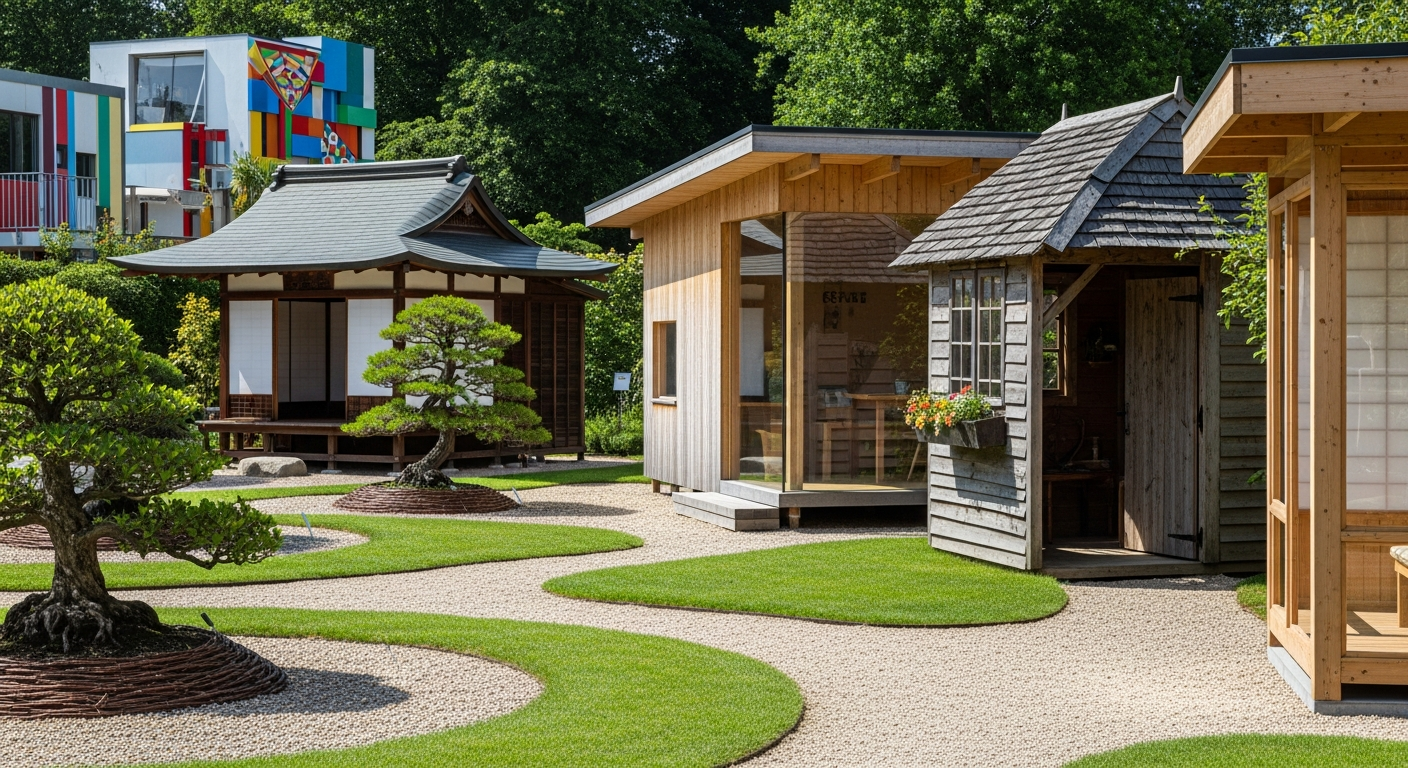 Die Vielfalt der Gartenhäuser: Internationale Perspektiven auf Design