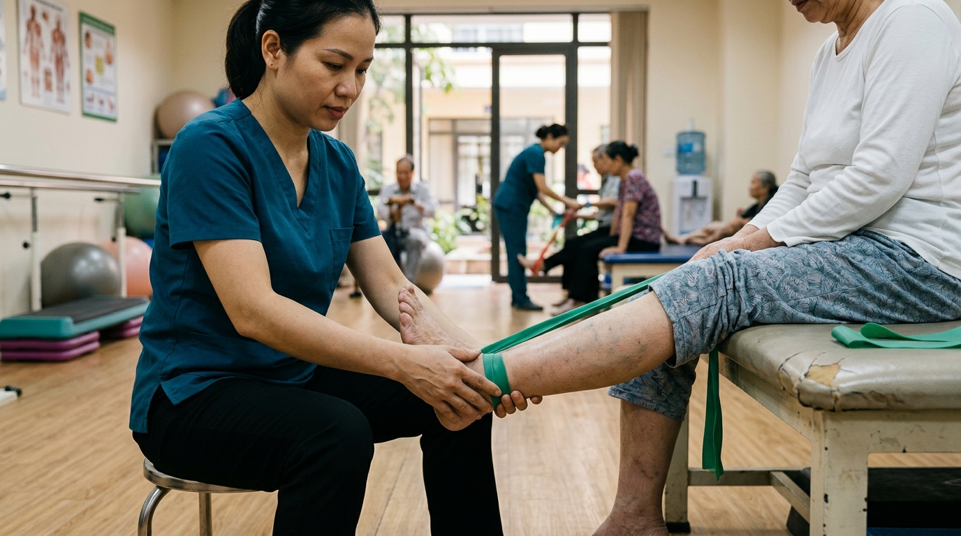Phục hồi chức năng tĩnh mạch chân hiệu quả