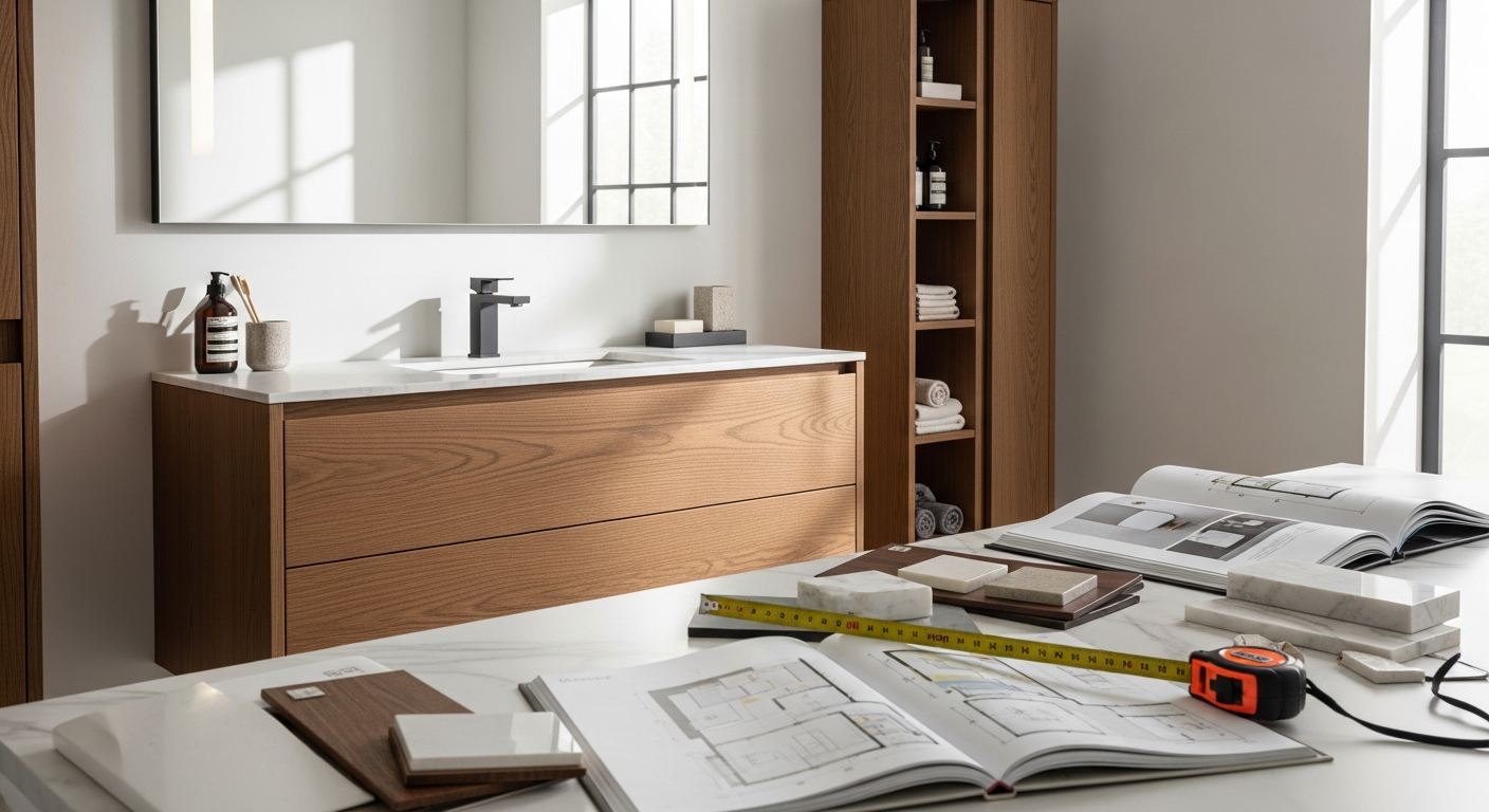 Guide des dimensions pour mobilier de toilette