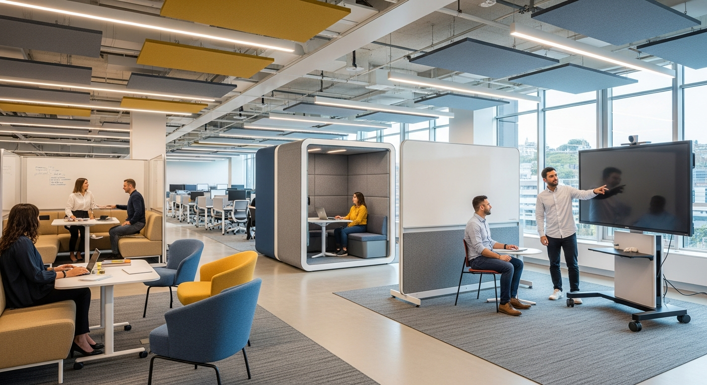 นวัตกรรมการออกแบบสำนักงานสำหรับทุกความต้องการ