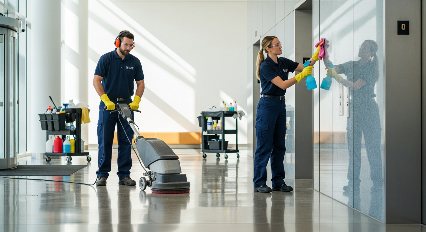 Praca w zespole utrzymania obiektów