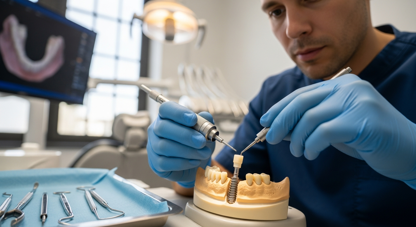 Επιδράσεις των μη βιδωτών εμφυτευμάτων στην στοματική υγεία.