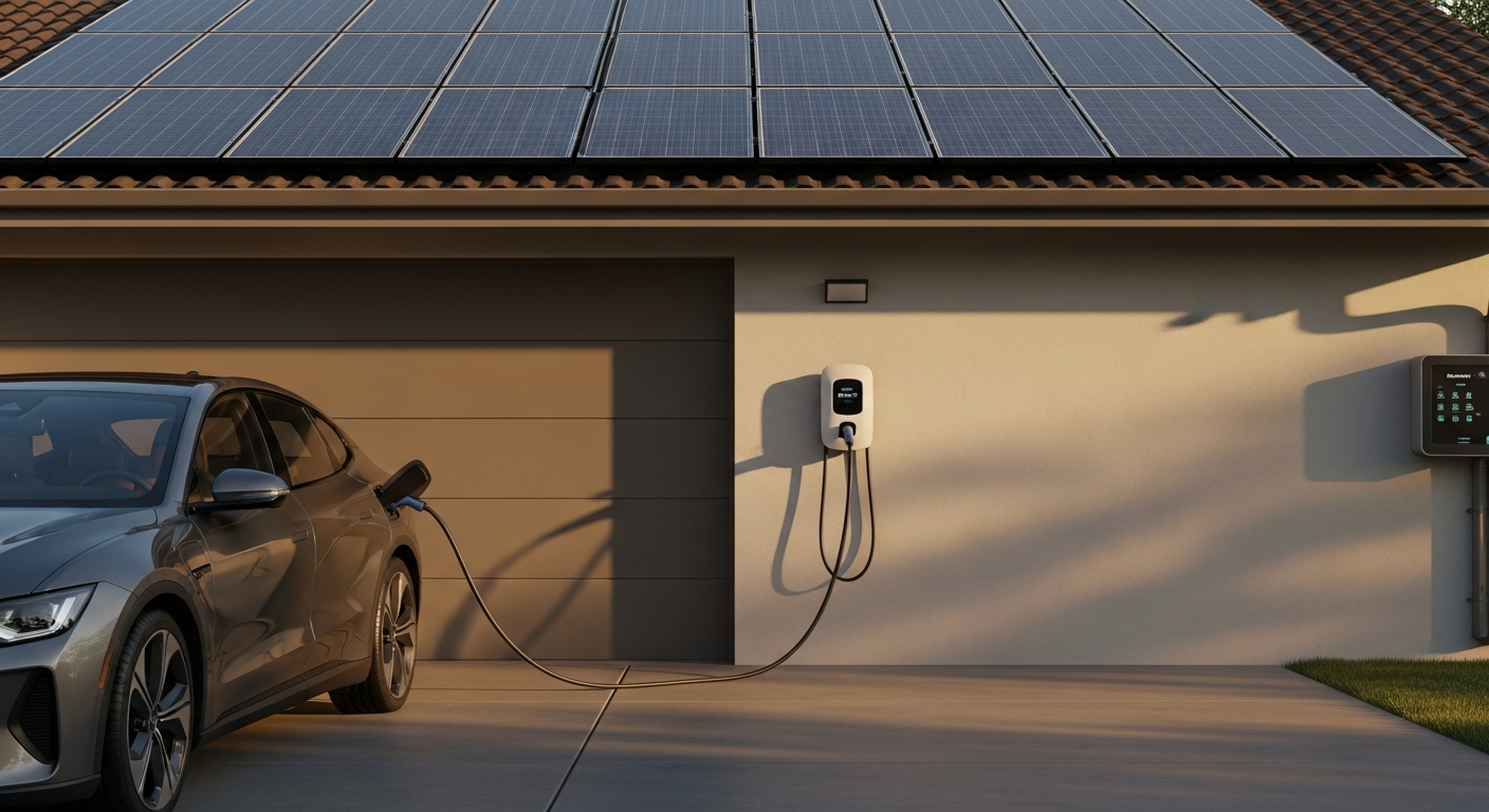 Využití solární energie pro dobíjení elektromobilů doma