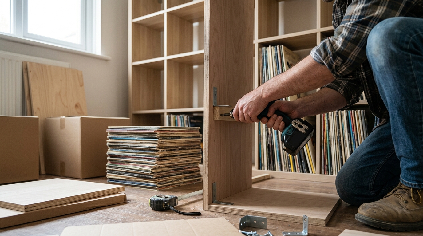 Kallax vs Eket for a 2-Metre Record Shelf That Holds 900 LPs