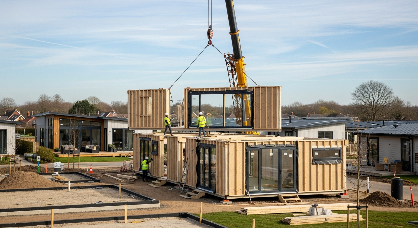 บ้านสำเร็จรูป: สร้างสรรค์ที่อยู่อาศัยอย่างรวดเร็ว