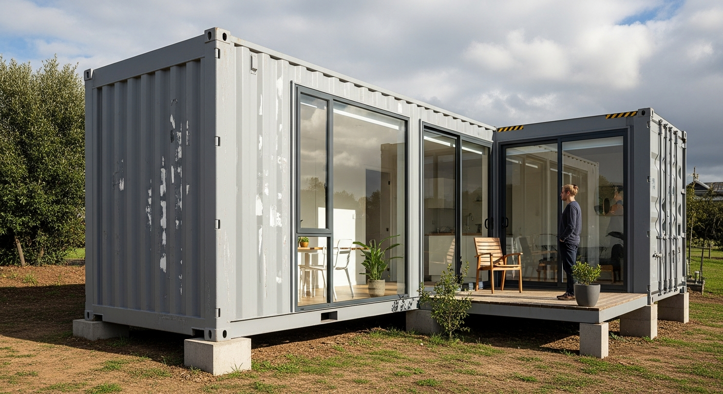 Polskie mini-domy prefabrykowane około 60 m² dla seniorów
